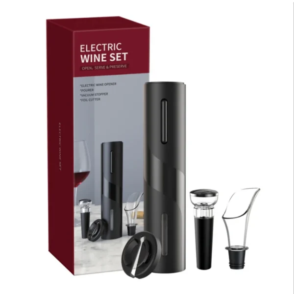 USB Rechargeable Automatic Electric Wine & Beer Bottle Opener with Corkscrew for Kitchen - Image 7