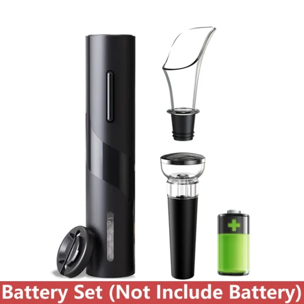 USB Rechargeable Automatic Electric Wine & Beer Bottle Opener with Corkscrew for Kitchen - Image 9